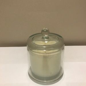 Glass dome scented candle